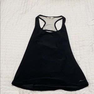 Black razor back with gold